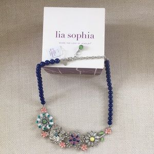 NWT Lia Sophia Full Bloom Necklace